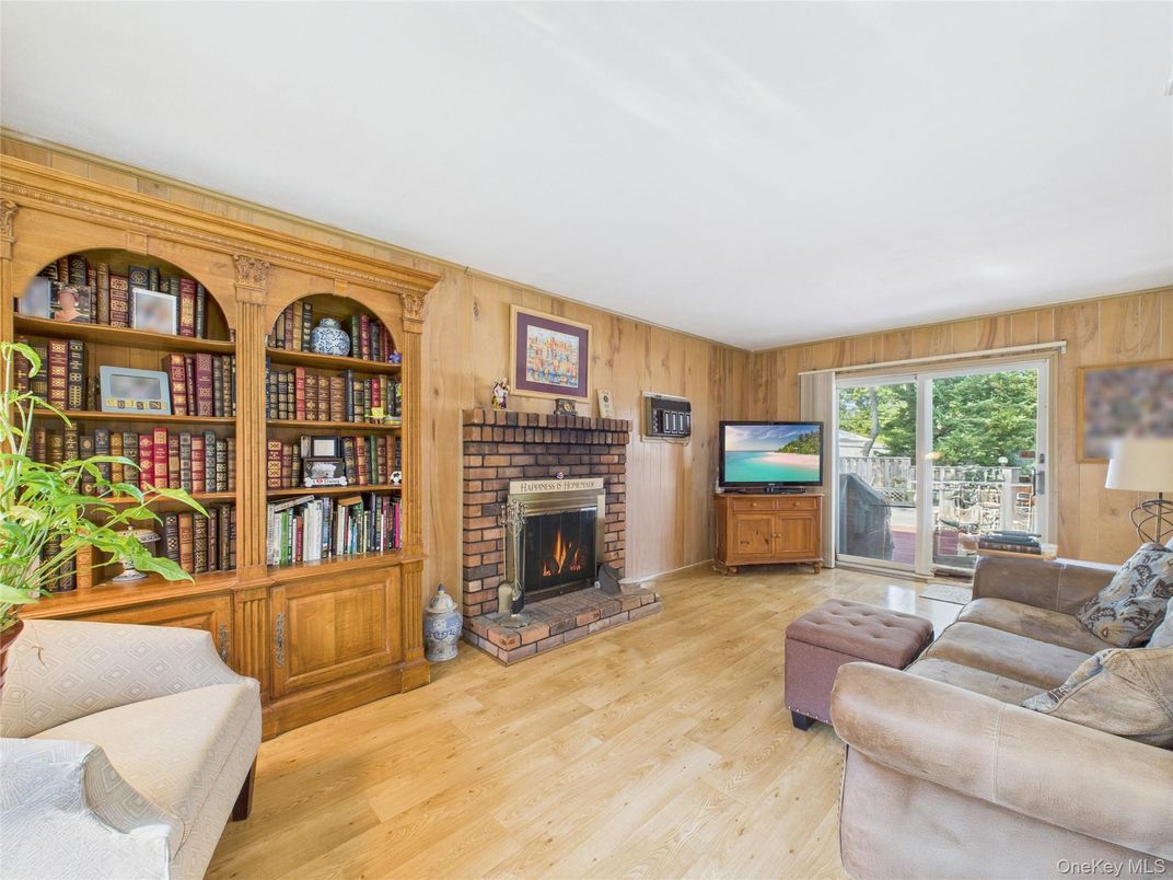 Fireplace, Interior, Living room, Wood Texture Flooring, Wooden Walls