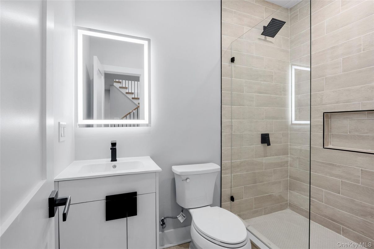 Bathroom, Glass Shower, Interior