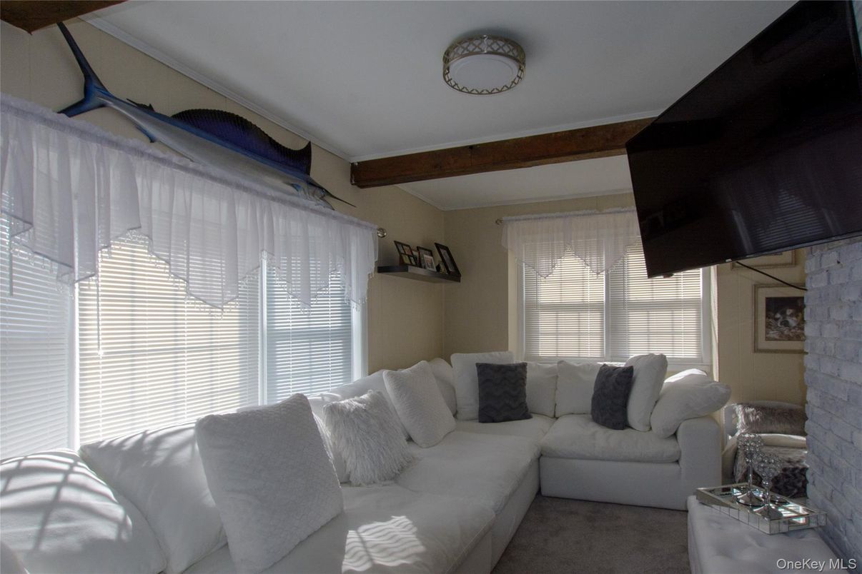 Interior, Living room, Wooden Beams