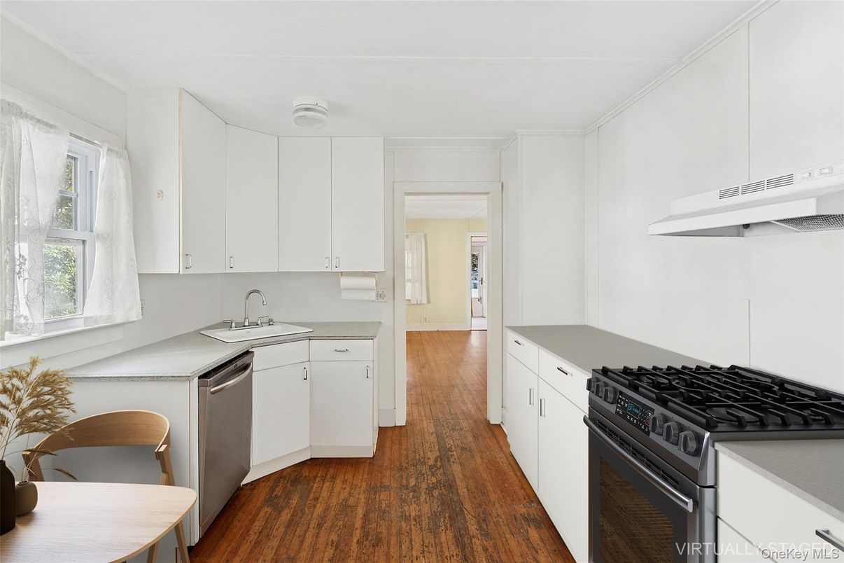 Interior, Kitchen, Wood Texture Flooring