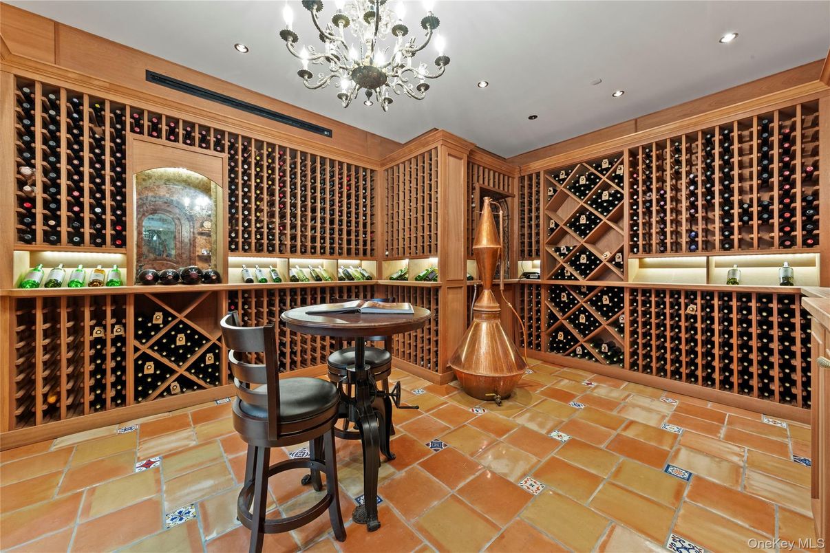 Chandelier, Interior, Recessed Lighting, Wine Storage