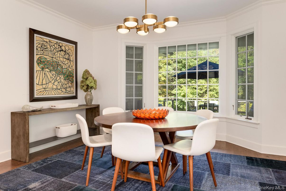 Chandelier, Dining room, Interior, Pendant Lights, Wood Texture Flooring
