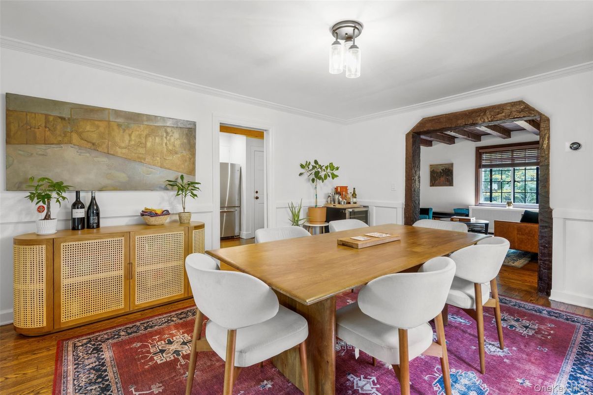 Dining room, Interior, Wood Texture Flooring