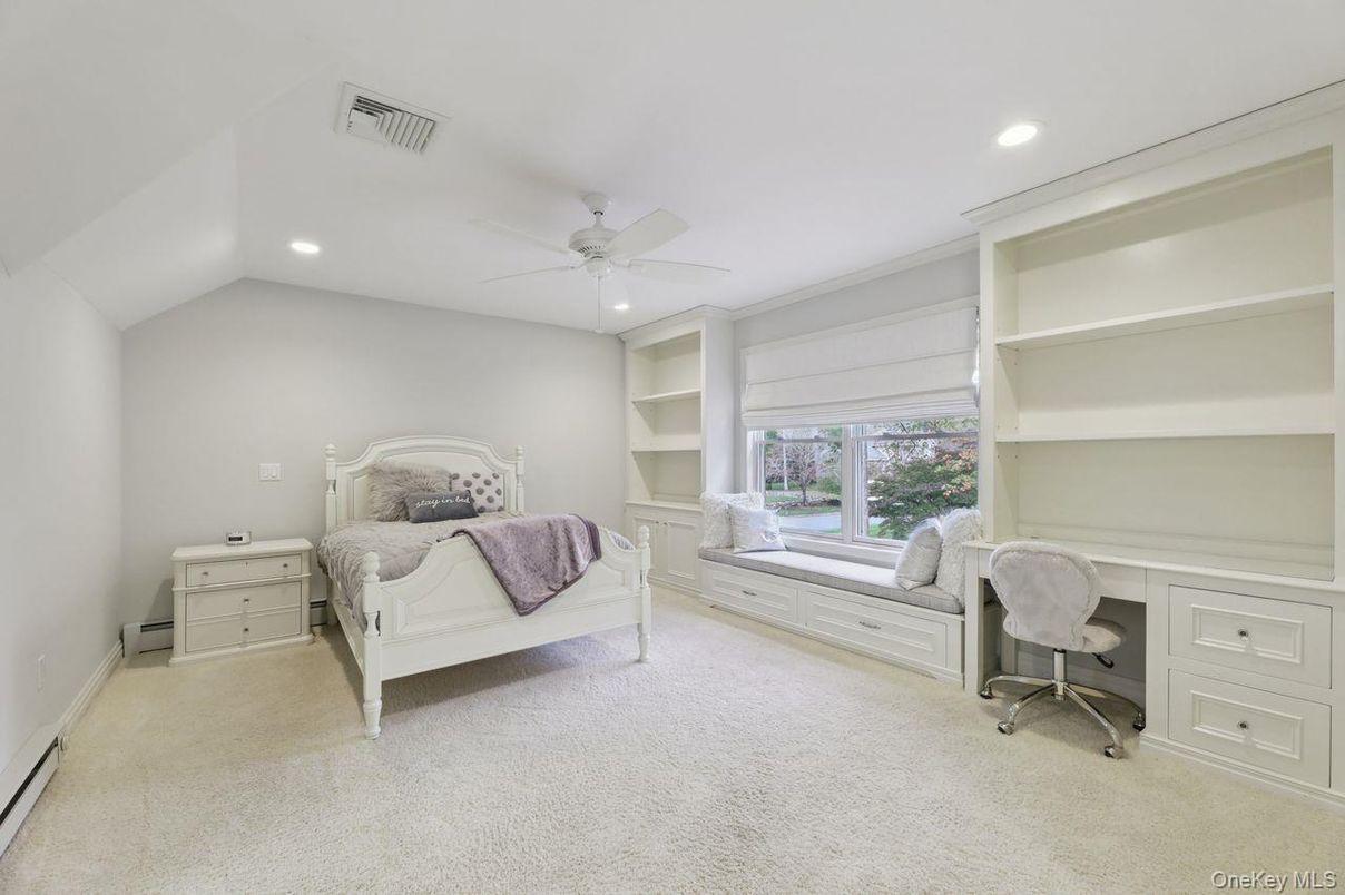Bedroom, Home Office, Interior, Recessed Lighting