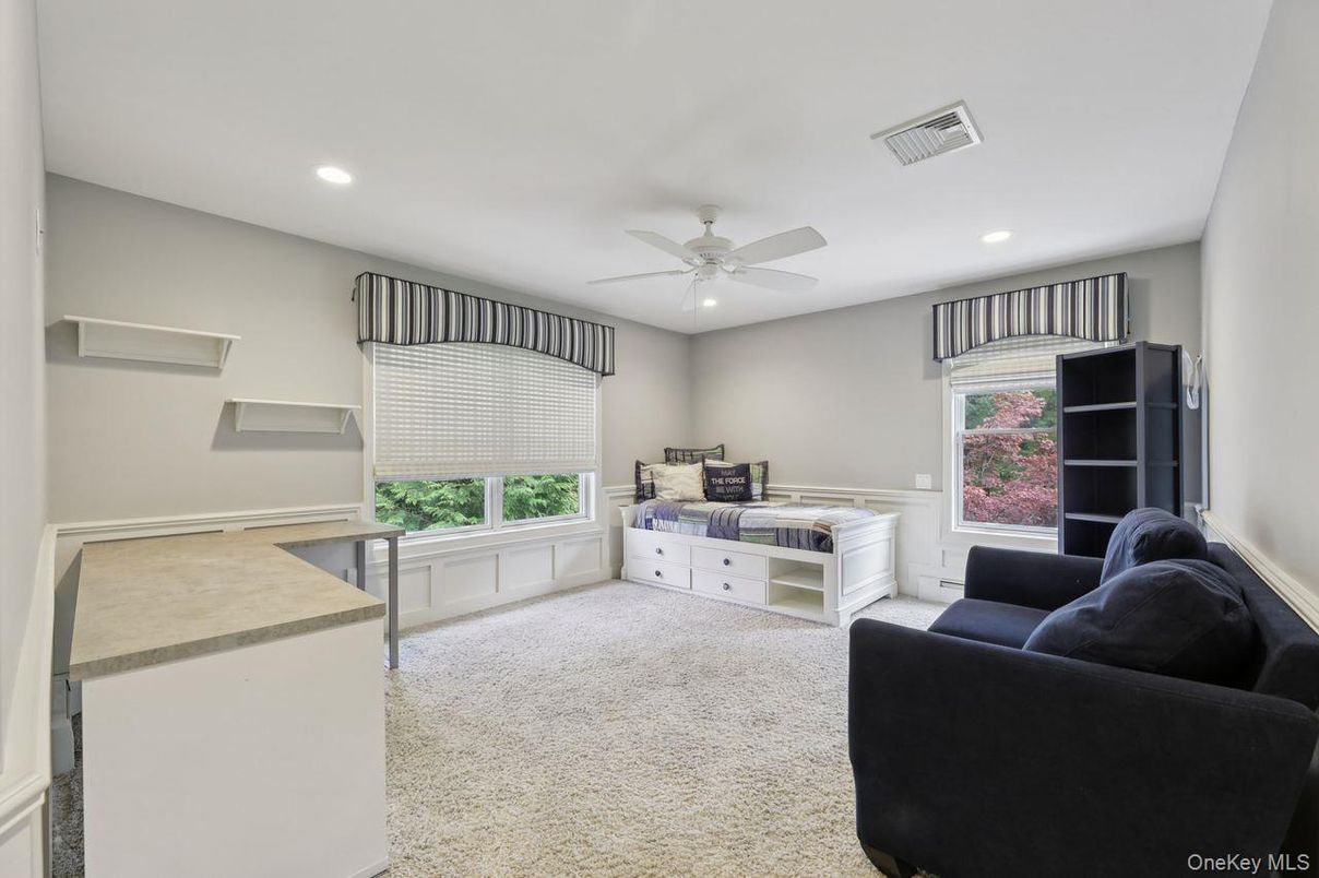 Bedroom, Interior, Recessed Lighting