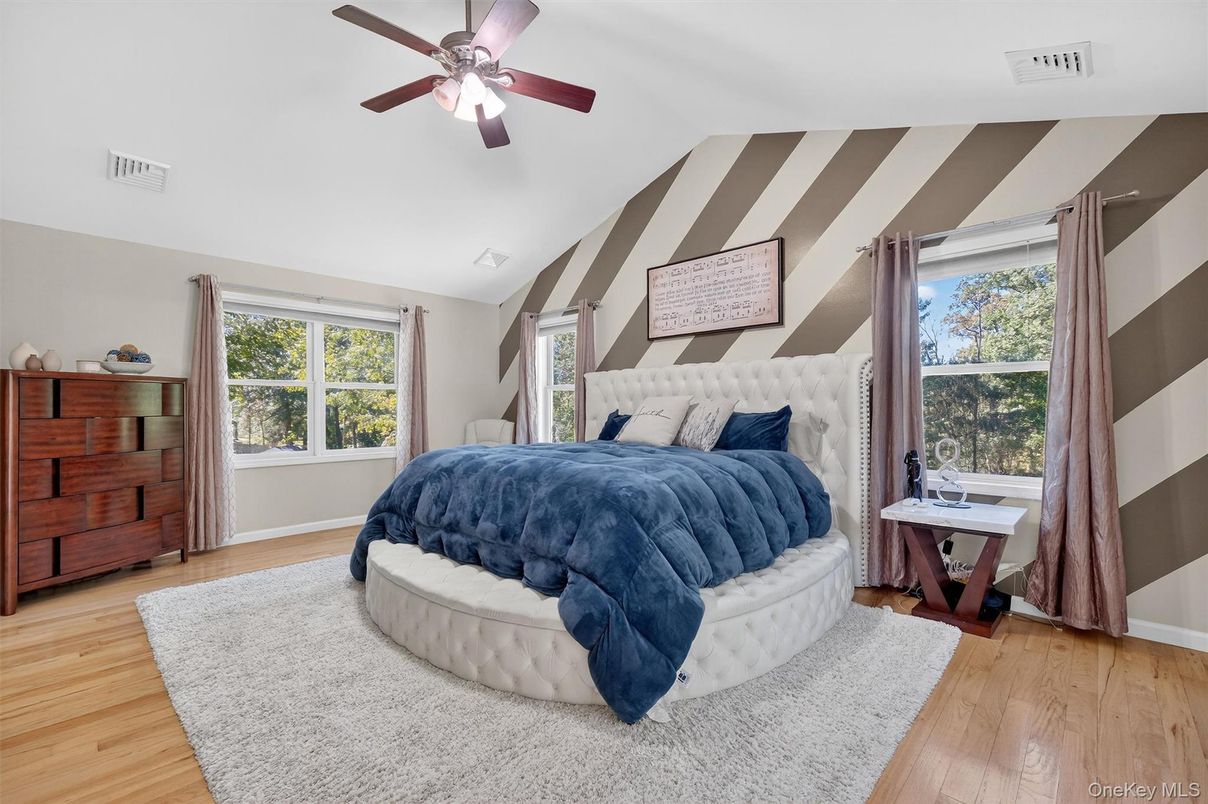 Bedroom, Interior, Wood Texture Flooring