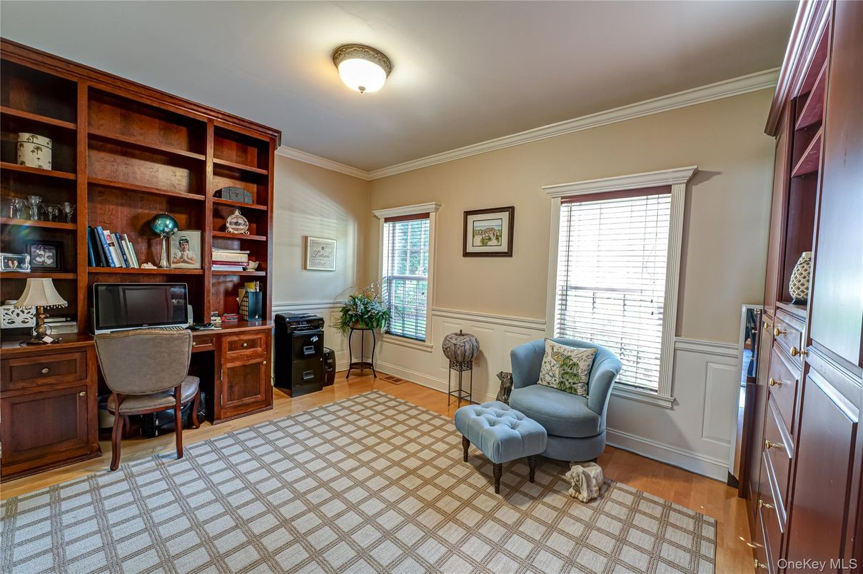 Home Office, Interior, Wood Texture Flooring