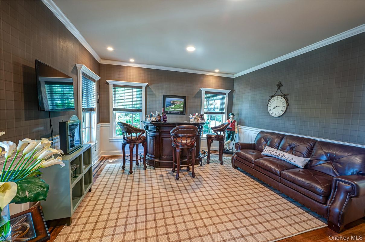 Interior, Living room, Recessed Lighting