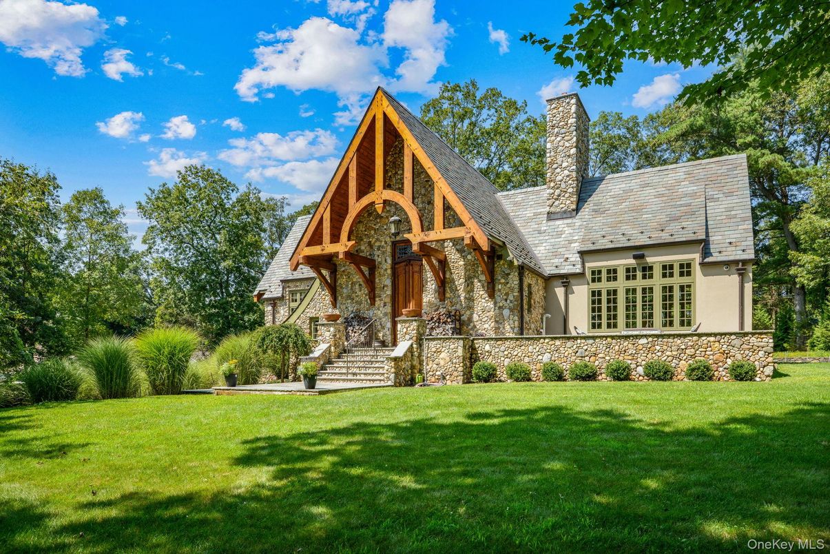 Backyard, Exterior, Facade, Tudor Revival
