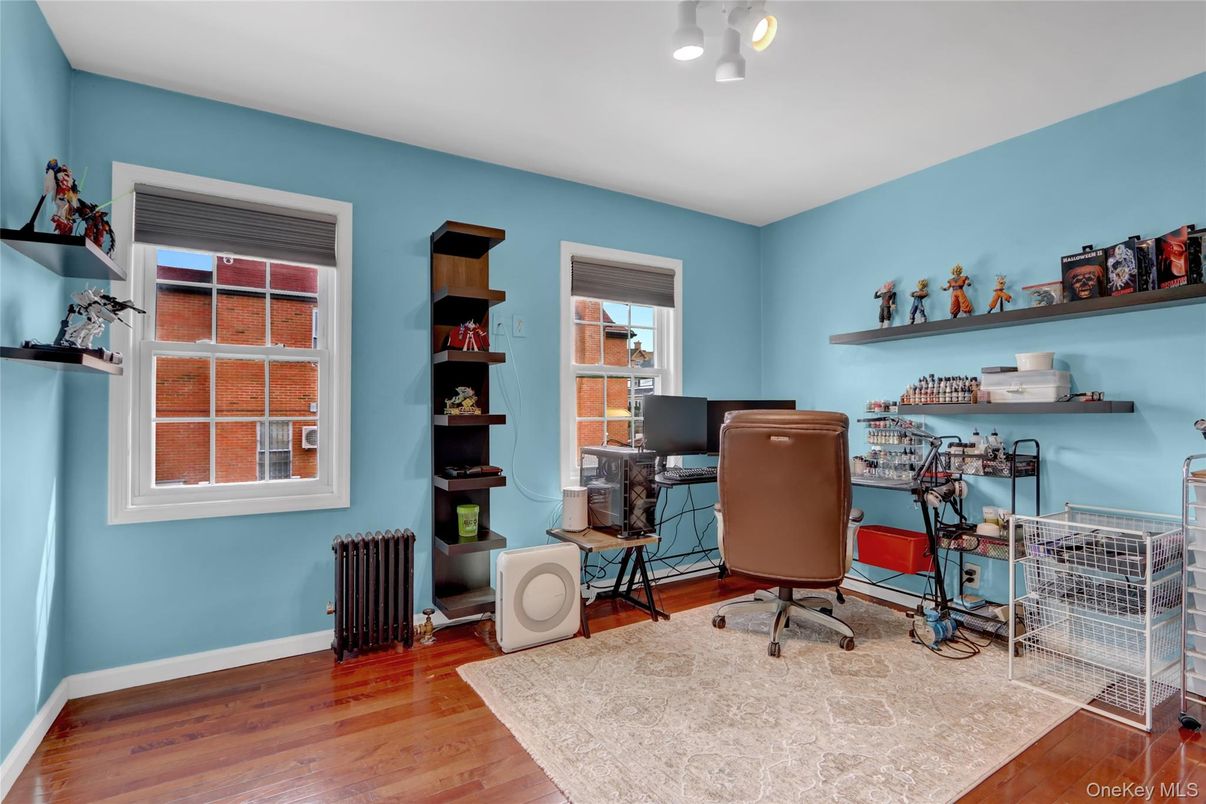Home Office, Interior, Wood Texture Flooring