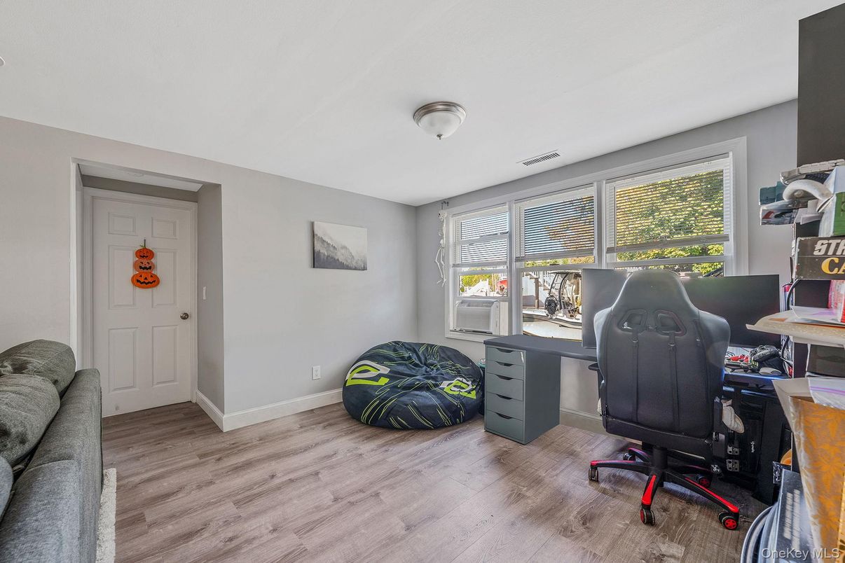 Home Office, Interior, Wood Texture Flooring