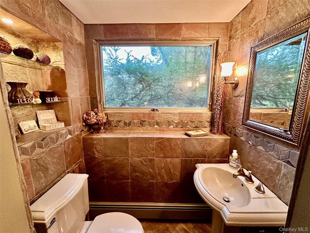 Bathroom, Interior, Wood Texture Flooring