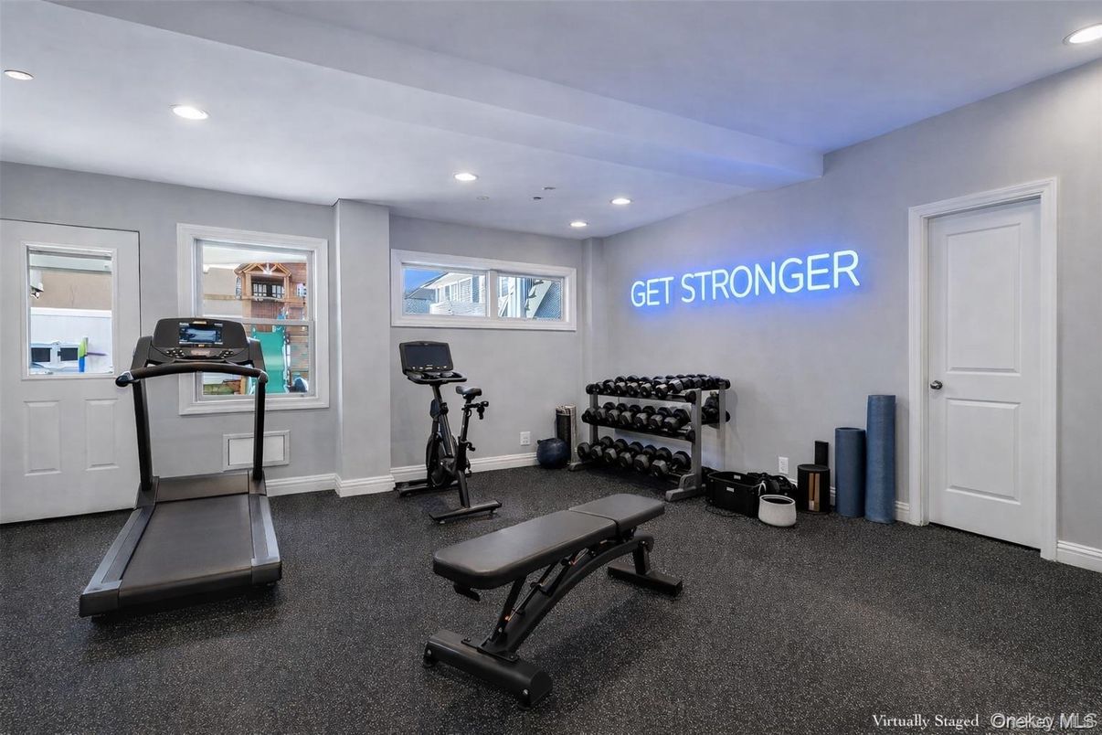 Fitness Equipment, Interior, Recessed Lighting