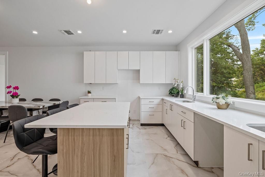 Interior, Kitchen, Marble, Recessed Lighting