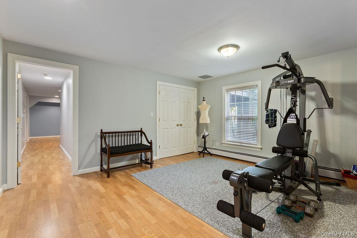 Fitness Equipment, Interior, Wood Texture Flooring