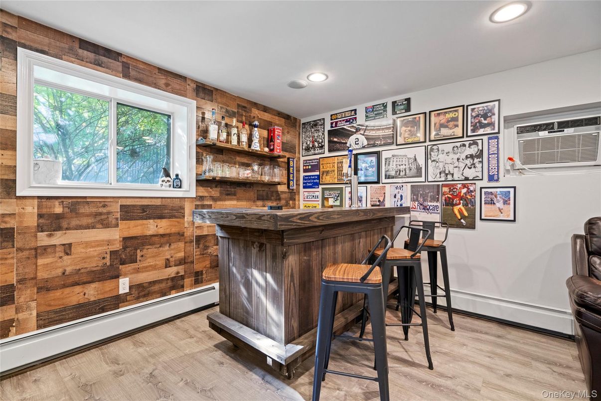 Interior, Recessed Lighting, Wood Texture Flooring, Wooden Walls