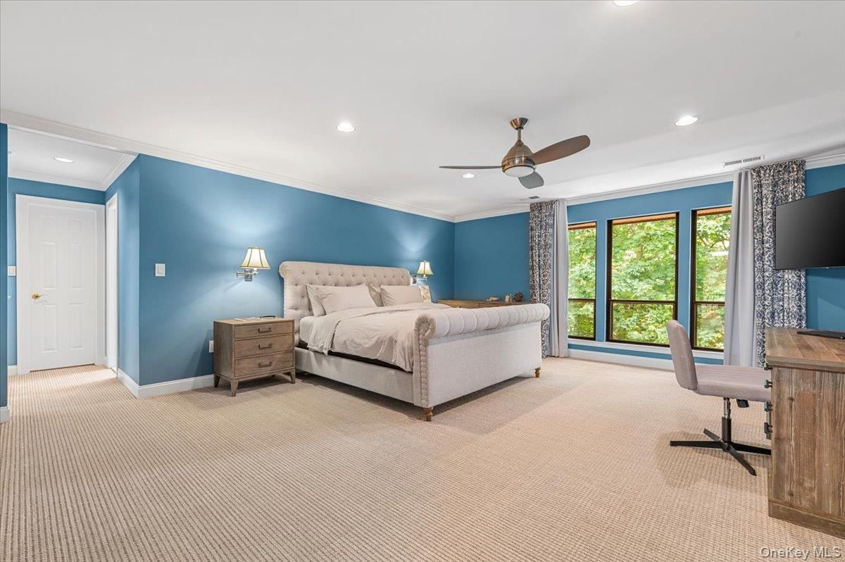 Bedroom, Home Office, Interior, Recessed Lighting