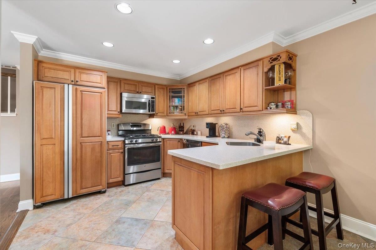 Interior, Kitchen, Recessed Lighting, Stainless Steel Appliances