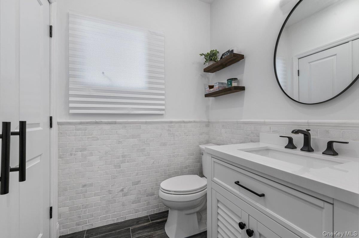 Bathroom, Interior, Wood Texture Flooring