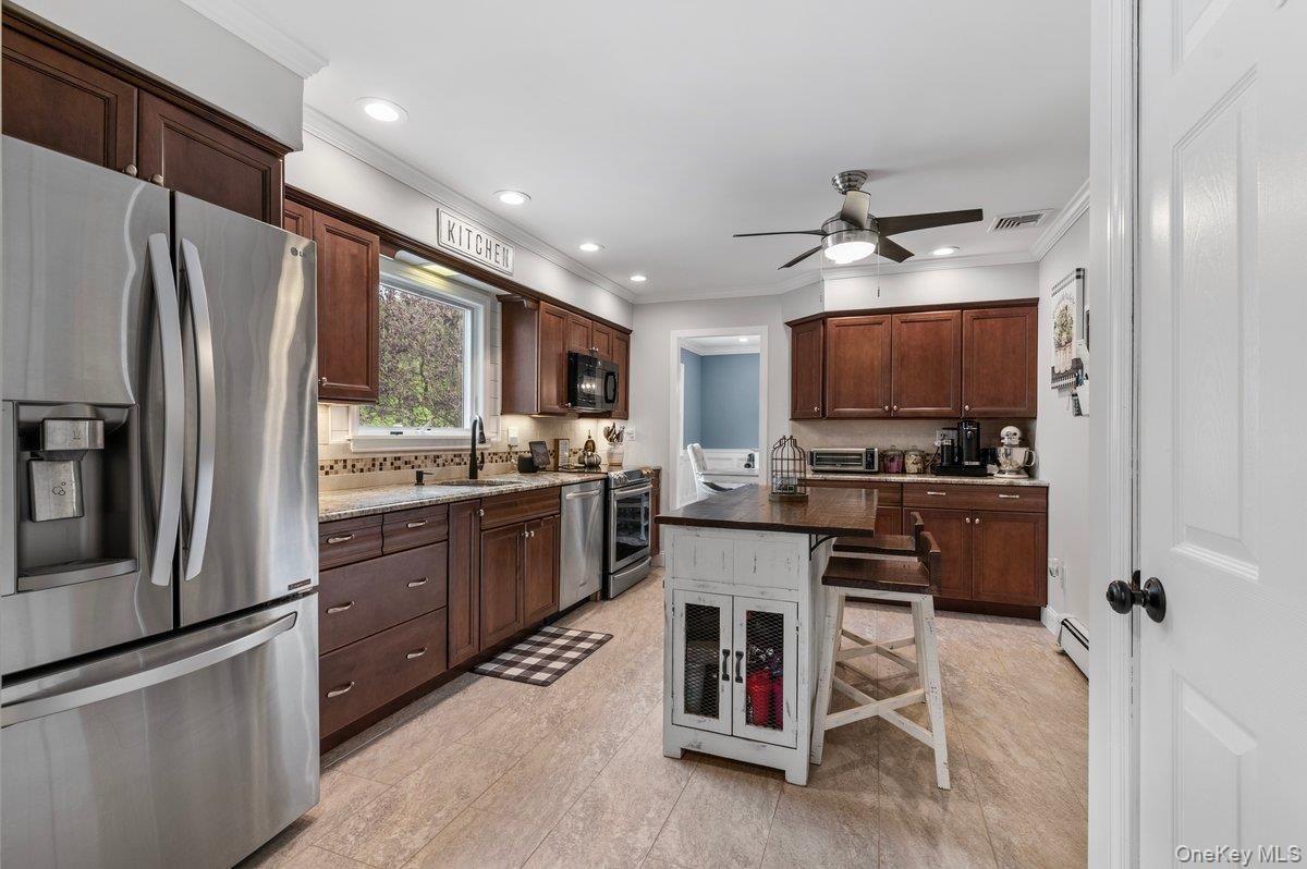 Interior, Kitchen, Recessed Lighting, Stainless Steel Appliances