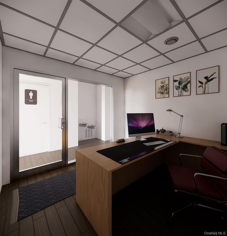 Home Office, Interior, Wood Texture Flooring