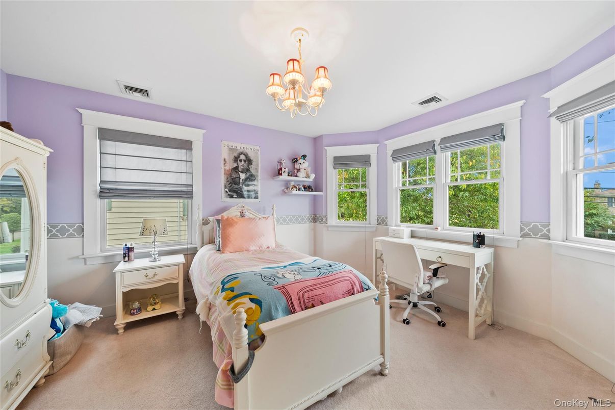 Bedroom, Chandelier, Home Office, Interior