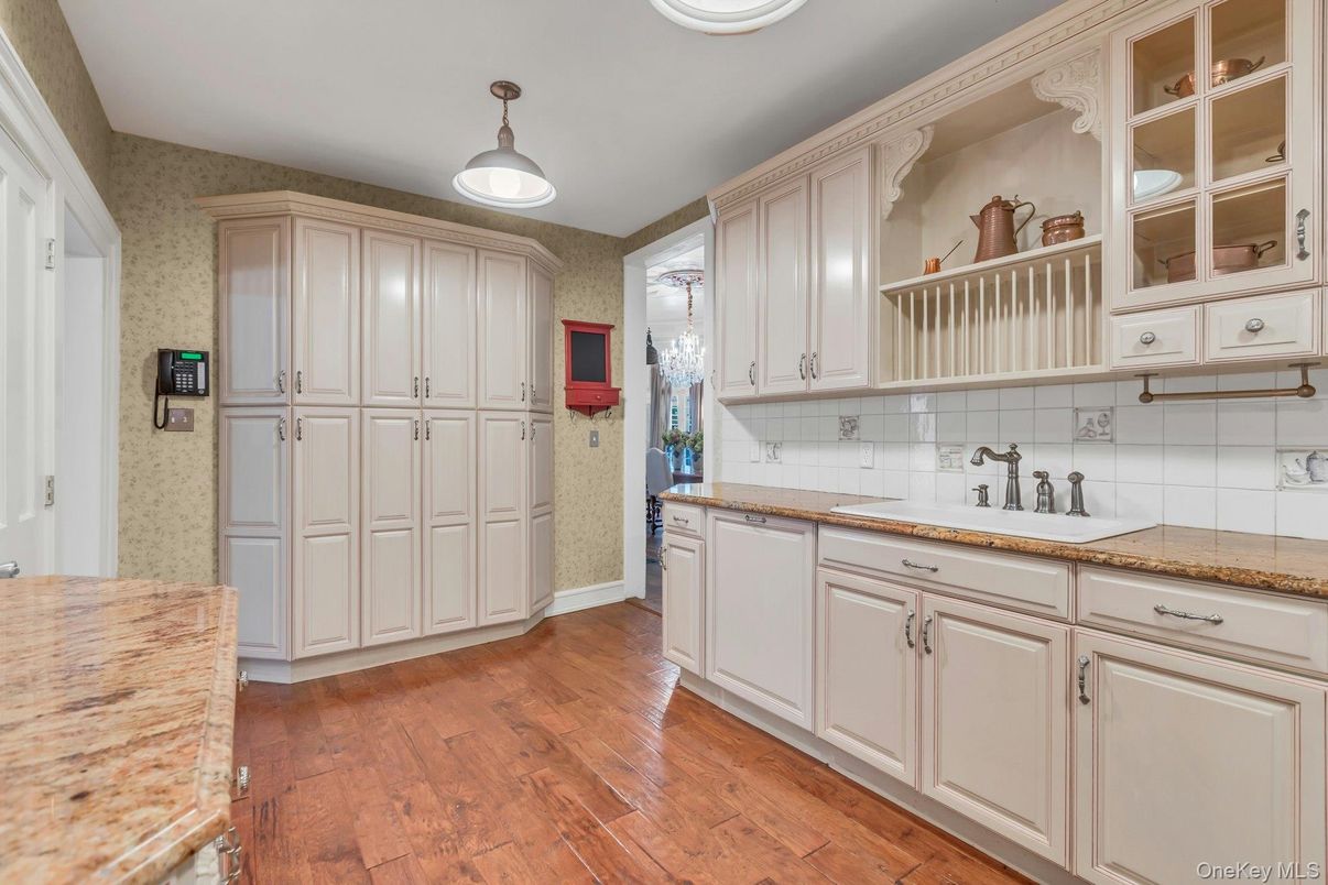 Interior, Kitchen, Wood Texture Flooring