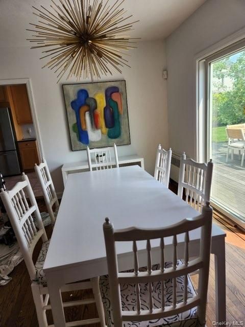 Dining room, Interior, Wood Texture Flooring