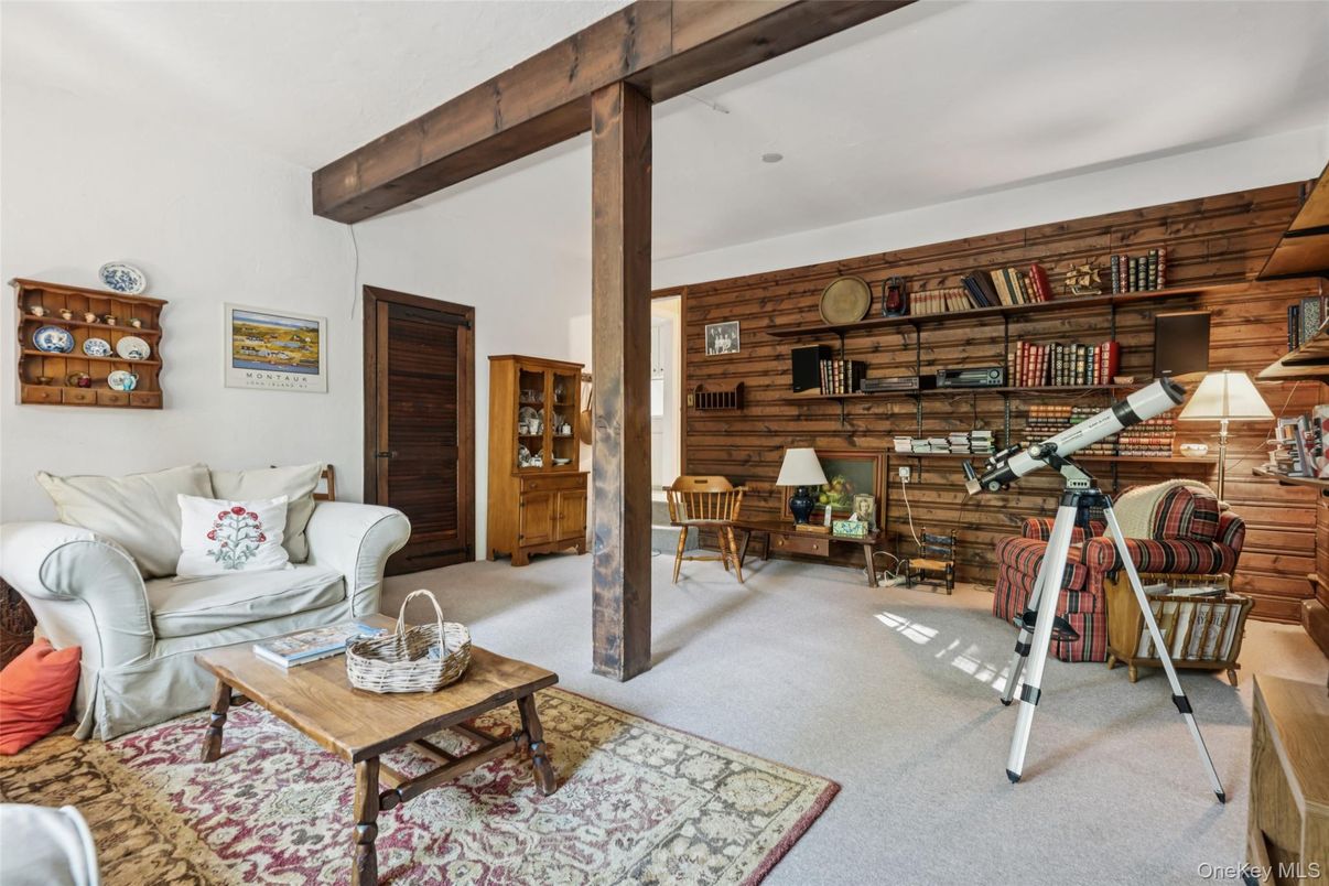 Interior, Living room, Wooden Beams, Wooden Walls