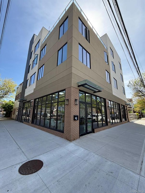 Backyard, Exterior, Facade, Brick Facade, Condo Building