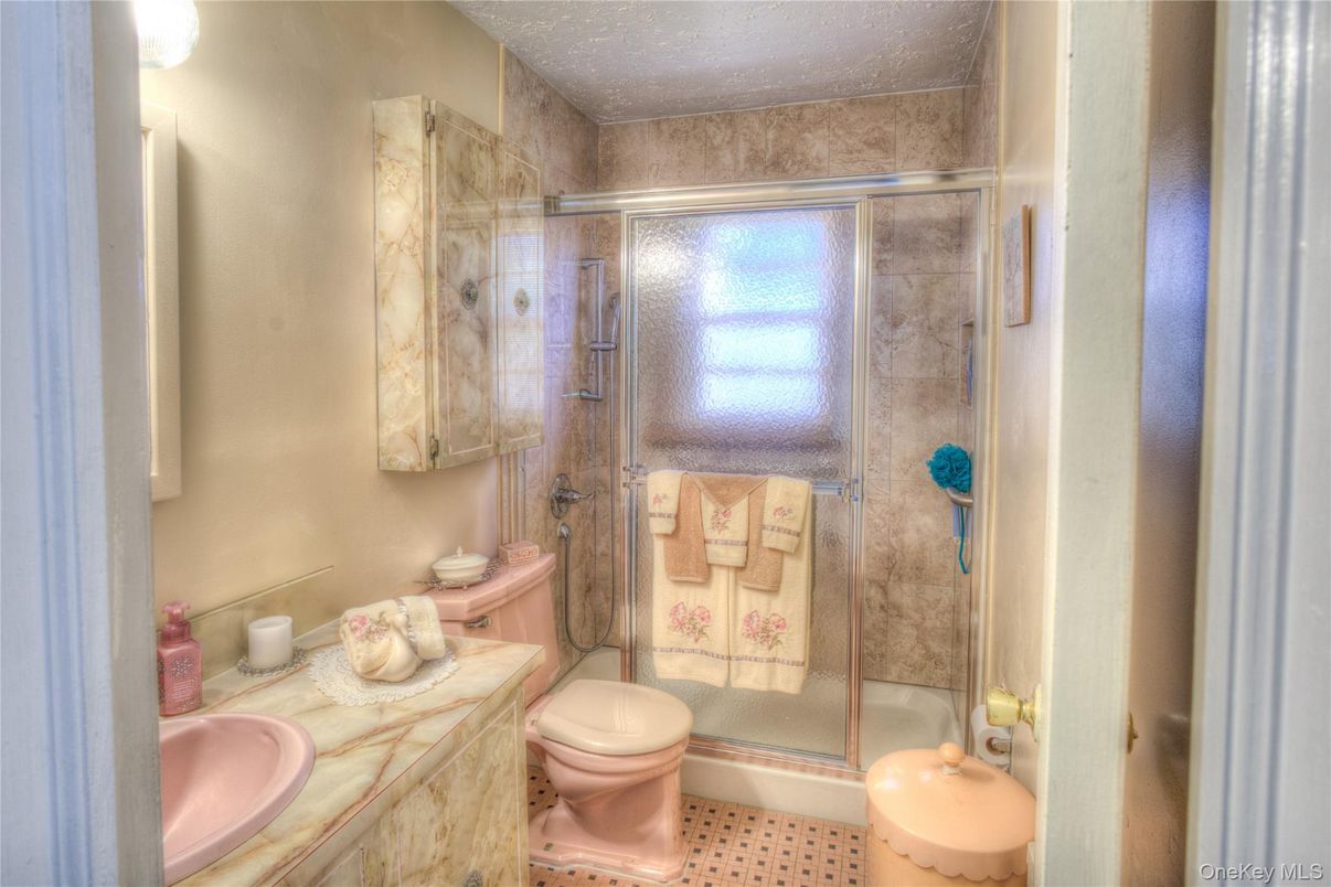 Bathroom, Glass Shower, Interior, Tile Countertops