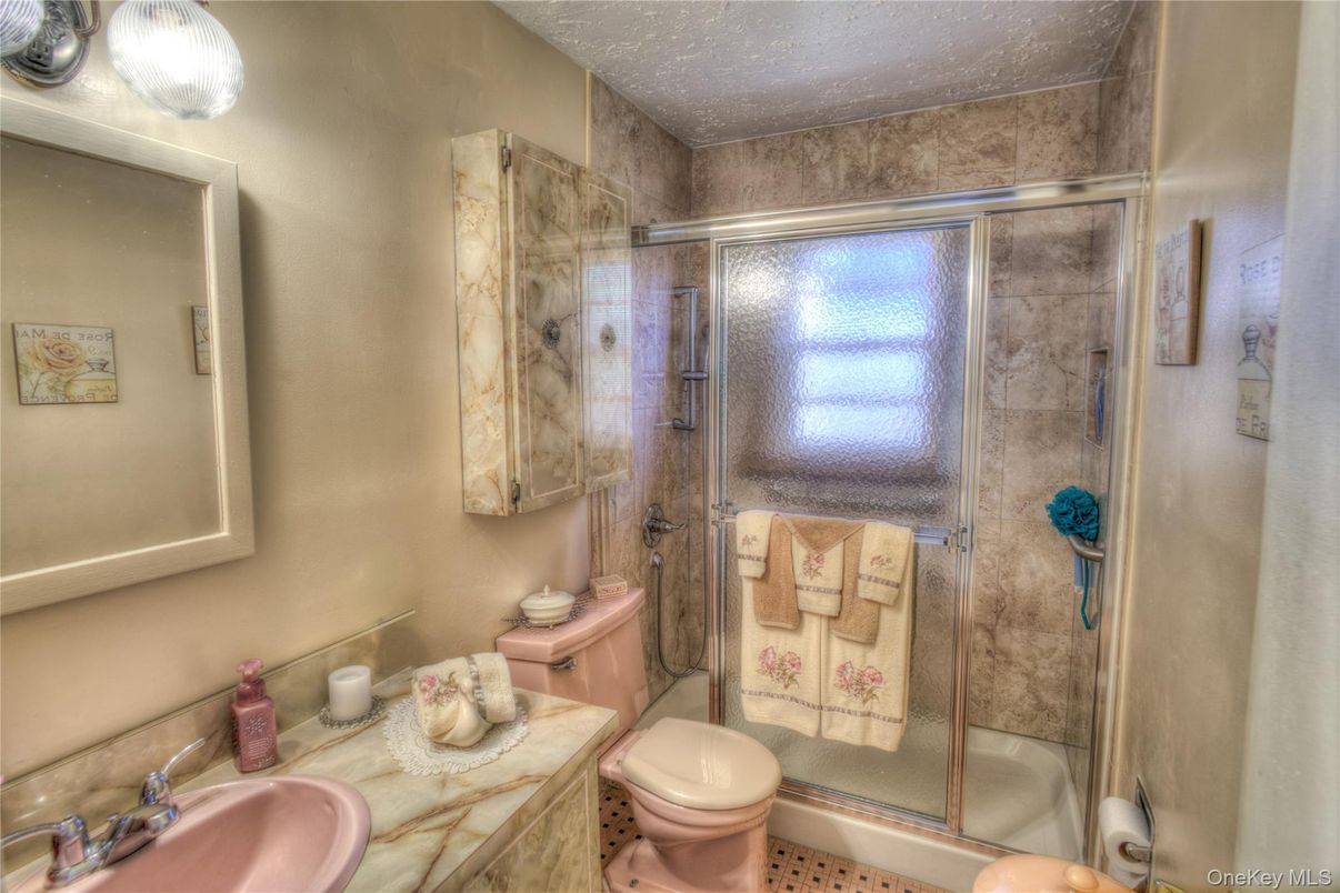Bathroom, Glass Shower, Interior, Tile Countertops