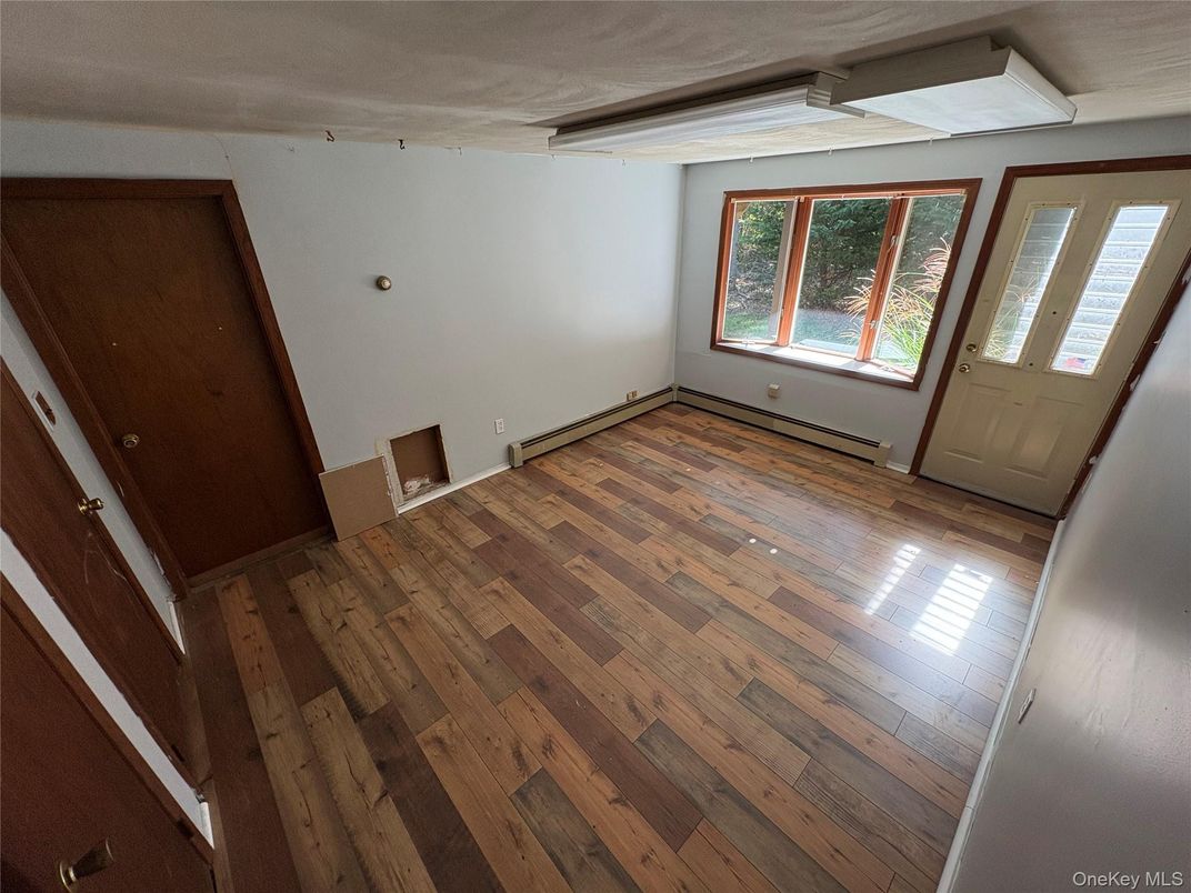 Empty room, Interior, Wood Texture Flooring
