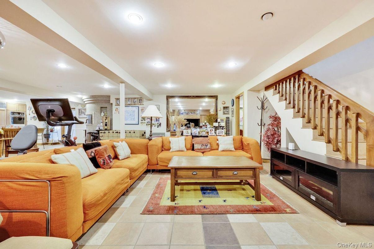 Interior, Living room, Recessed Lighting