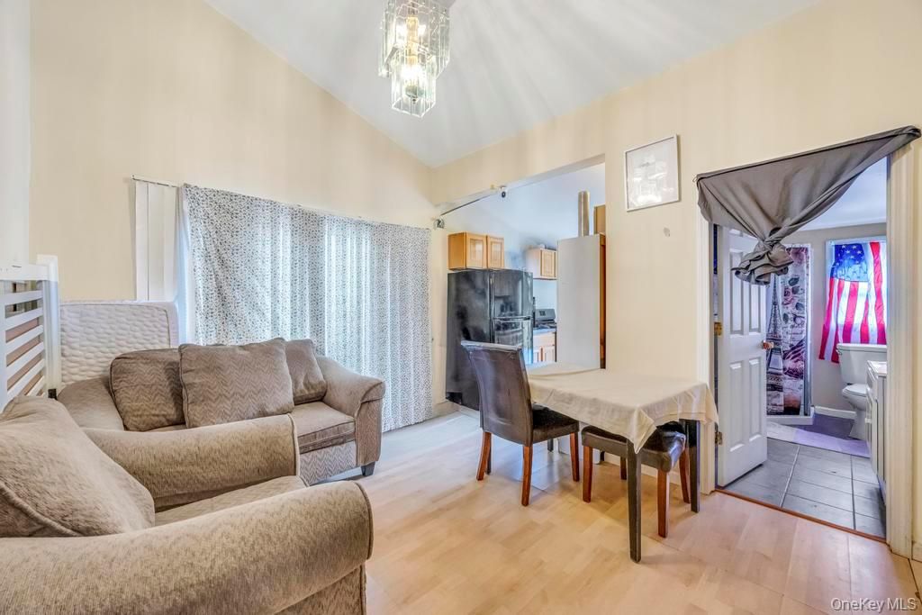 Bathroom, Chandelier, Dining room, Interior, Living room, Wood Texture Flooring