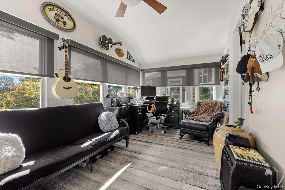 Home Office, Interior, Wood Texture Flooring