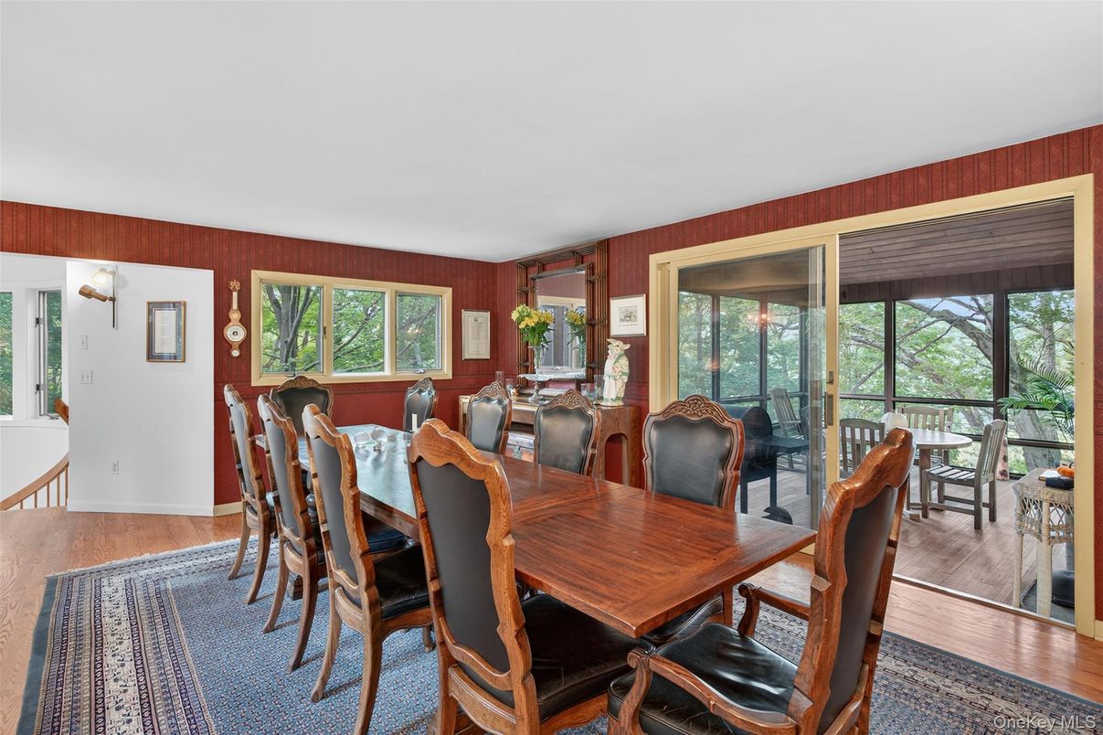 Dining room, Interior, Wood Texture Flooring