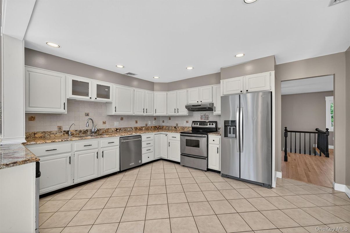 Interior, Kitchen, Recessed Lighting, Stainless Steel Appliances