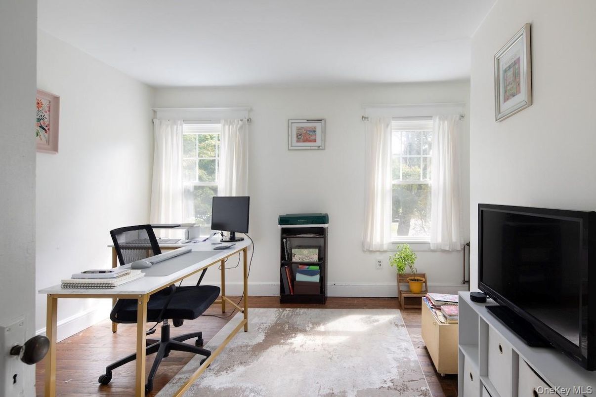Home Office, Interior, Wood Texture Flooring