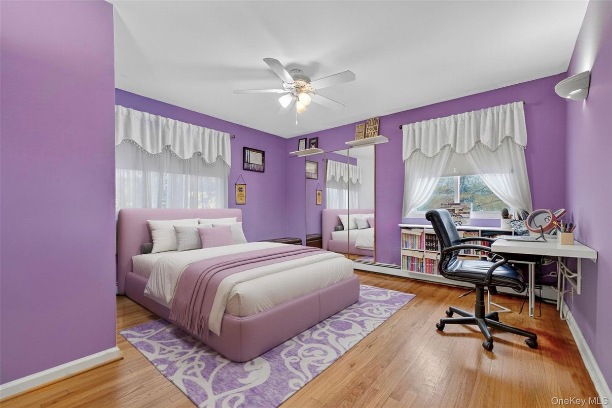 Bedroom, Home Office, Interior, Wood Texture Flooring