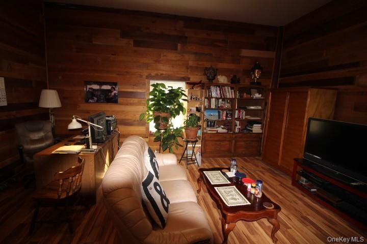 Home Office, Interior, Living room, Wood Texture Flooring, Wooden Walls