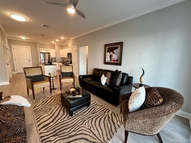 Interior, Kitchen, Living room, Pendant Lights, Recessed Lighting, Stainless Steel Appliances