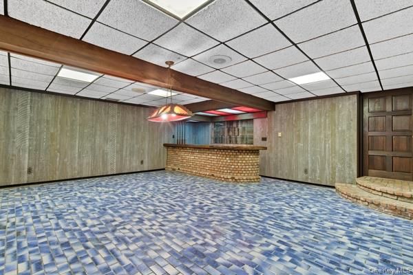 Interior, Recessed Lighting, Wooden Beams