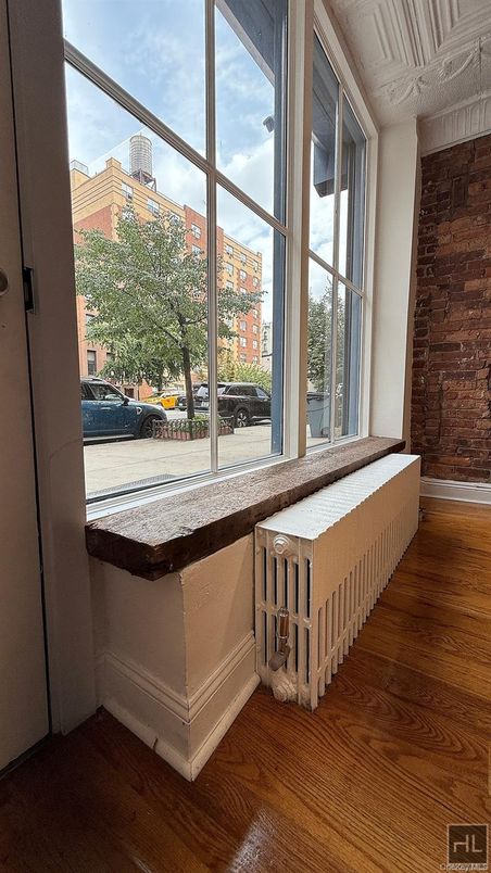 Interior, Stone Walls, Sun Room, Wood Texture Flooring