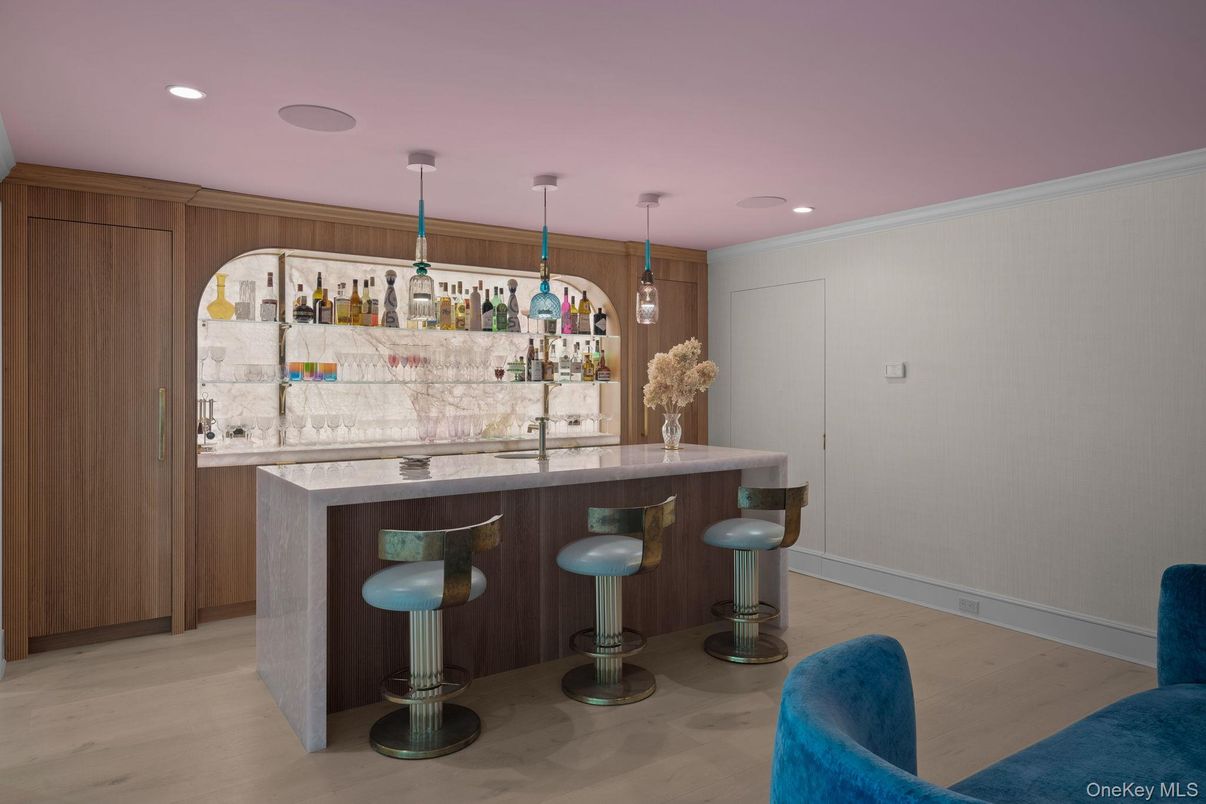 Interior, Pendant Lights, Recessed Lighting, Wood Texture Flooring