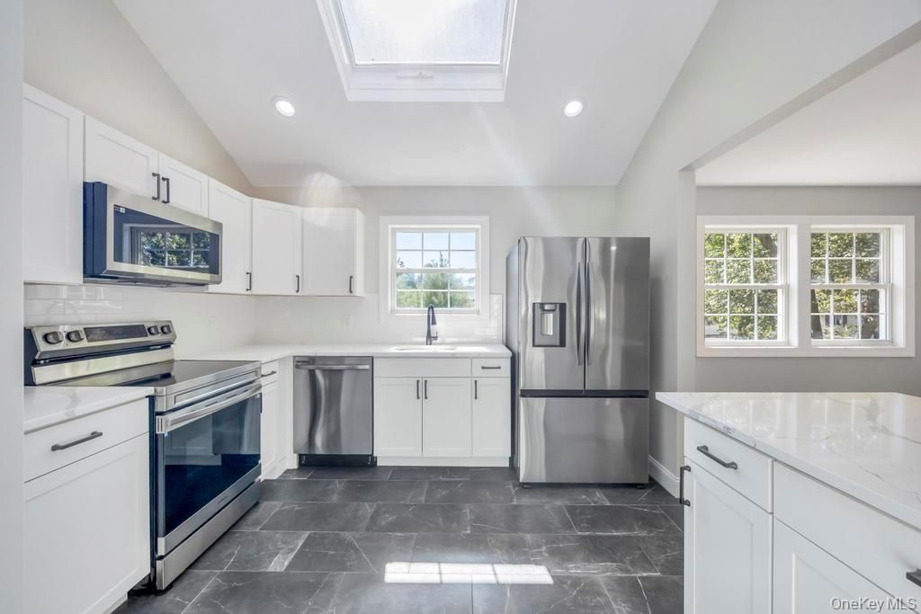 Interior, Kitchen, Recessed Lighting, Stainless Steel Appliances