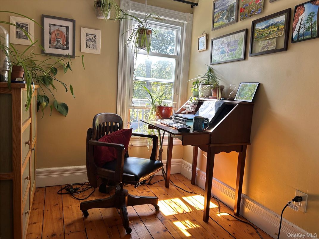 Home Office, Interior, Wood Texture Flooring
