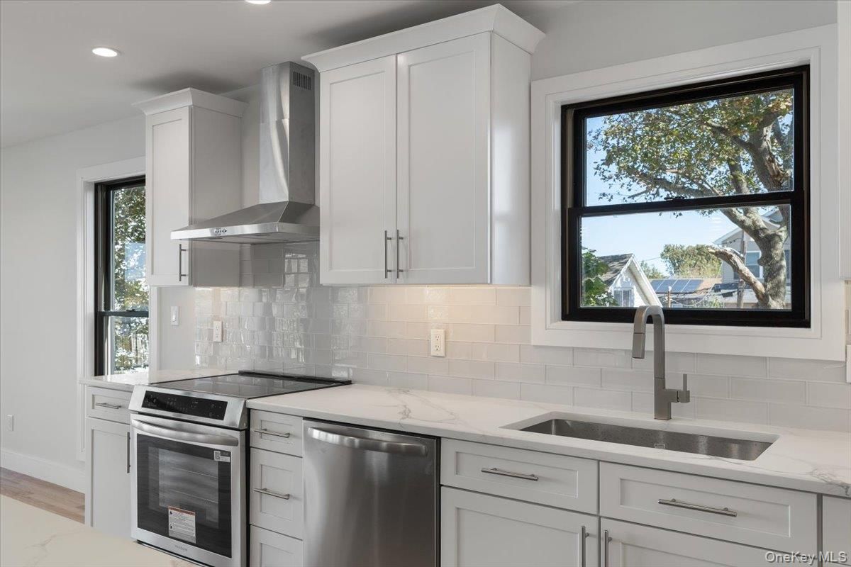 Interior, Kitchen, Recessed Lighting, Stainless Steel Appliances