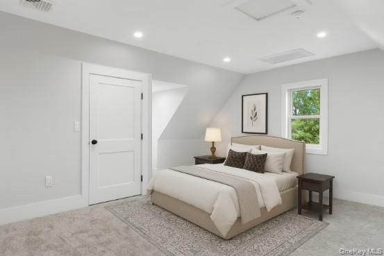 Bedroom, Interior, Recessed Lighting