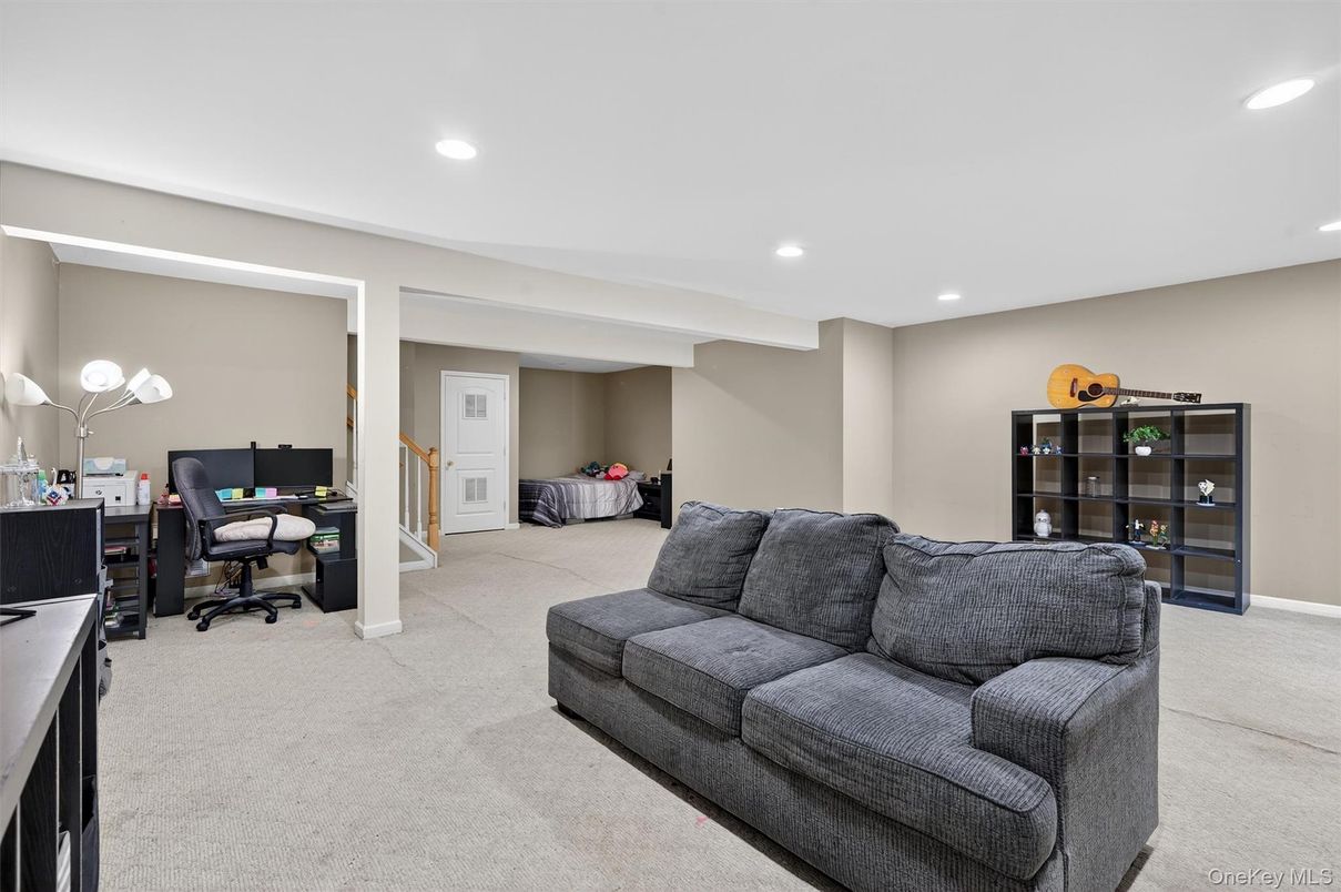 Home Office, Interior, Recessed Lighting